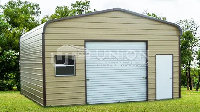 20x21x10 Enclosed Regular Style Garage