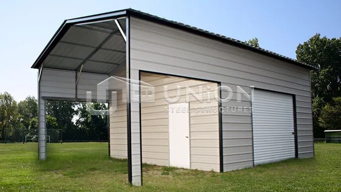 20x30x13 Vertical Style Utility Carport