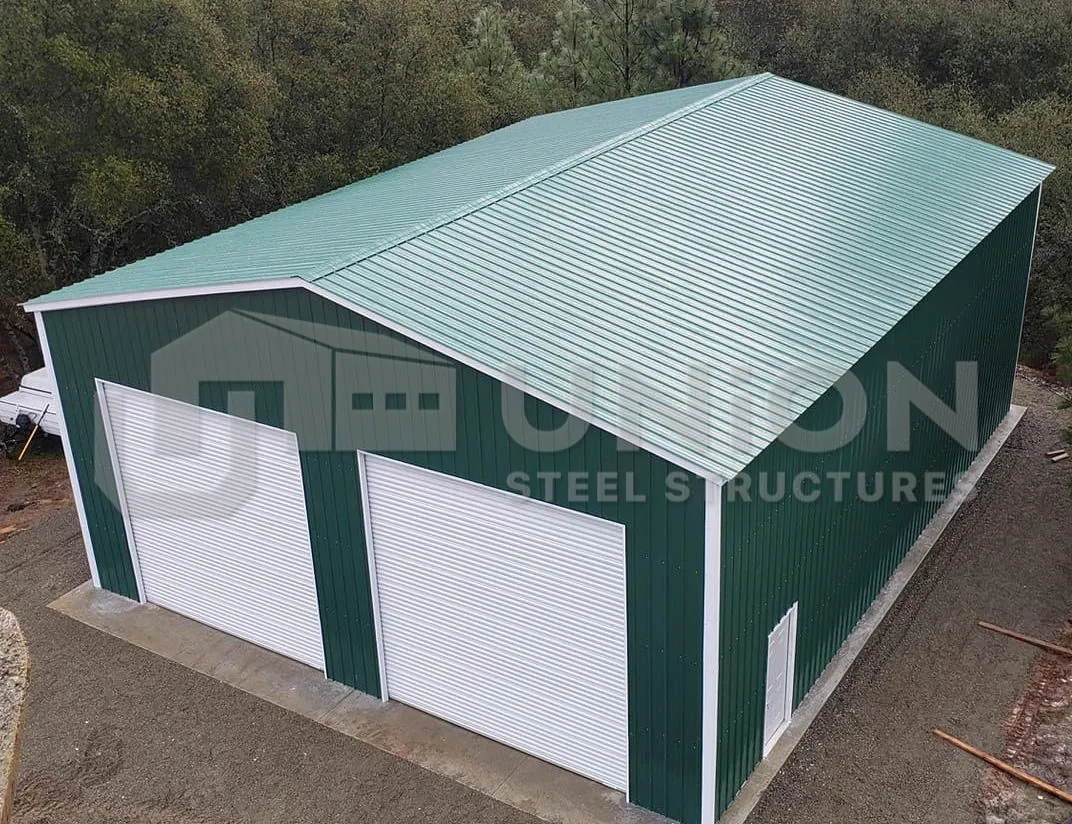 34x40x16 Vertical Roof Style Clear Span