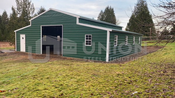 32x36x12 Vertical Roof Metal Barn