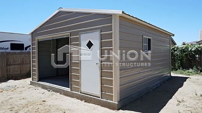 18x20x8 Vertical Roof Style Garage