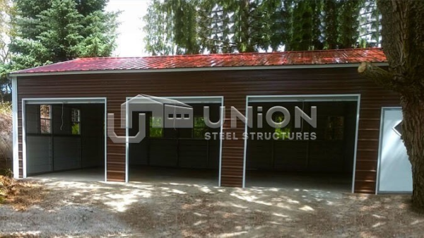 24 x 45 x 12 Vertical Roof Garage