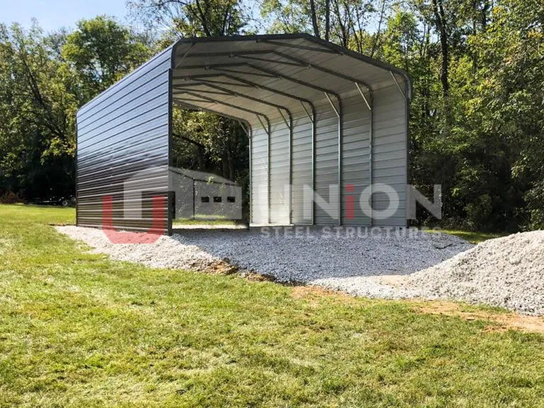 24x30x12 Regular Roof Style Carport