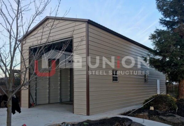 14 x 35 x 12 Vertical Roof Style Garage